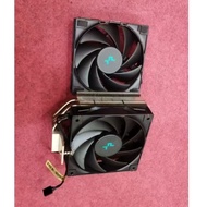 CPU COOLER DEEPCOOL AG400 PLUS DUAL FAN BLACK