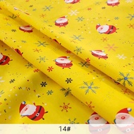 ผ้าฝ้ายทอลายตารางพิมพ์ลายคริสต์มาสสีแดงโดยการตกแต่งผ้าปูเตียงหรือผ้าปูโต๊ะ TJ1431
