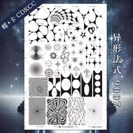 DK Butterfly Card-French Steel Plate Hand-Painted Flower Special-Shaped French Gothic Denim French L