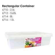 NCI 6710/6712/6714/6716 Bekas Food Container Multi-Purpose Container Rectangular Food Container Beka