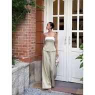 Auras Women's Jumpsuit Elegant Two-Piece Zipper GOÛT DE JUN