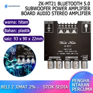 ZK-MT21 2.1 Channel Bluetooth 5.0 Subwoofer Amplifier Board 50WX2+100W Power Audio Stereo Amplifier 