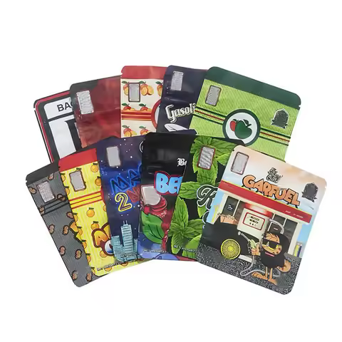 Newest 1G 3.5G Child Lock Mylar Bags Smell Proof Pouch Soft Empty 3.5 Grams Package Zipper Storage P