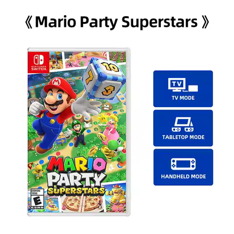 Mario Party Superstars - Standard Edition - Nintendo Switch - Multiplayer Support For Multiple Langu
