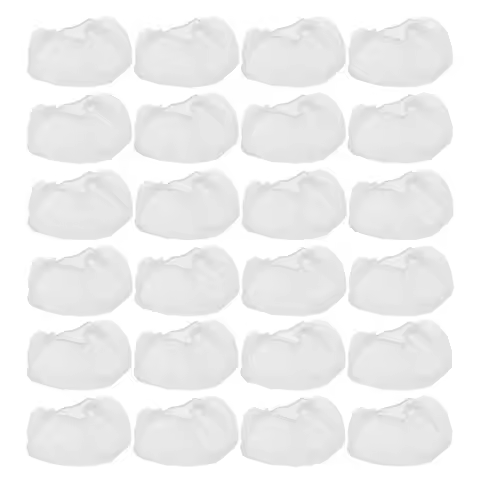 200Pcs Disposable Basin Liners Elastic Edge Thick Plastic Face Wash Bags Foot Bath Tub Covers 11.8 I
