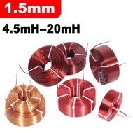 1pcs 1.5mm 4.5mH--20mH audio accessories speaker air core inductor customized oxygen copper  coil di