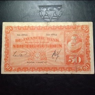 Unik uang kuno jp coen 50 G ttd Van Rossem Berkualitas