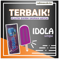 Plastik Es Krim Stik ukuran Besar 18x7 cm