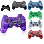 Transparent Color Wireless Gamepad for Sony PS2 Controller for Playstation 2 Console Joystick Double