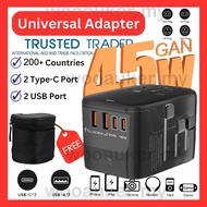 45W Universal Adapter Universal Travel Adapter Charger International Adapter Charger Plug 國際 插頭