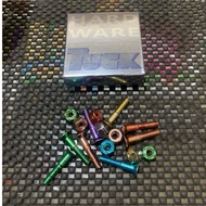 Tuck Allen Bolts Skateboard Anodized Mix Cobalt