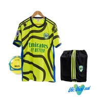 Football Kit, Arsenal Green Banana Football Clothes 2024 - Embroidery LOGO - Durable, Beautiful Cold Elastic - Fun Sports