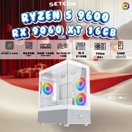 BONMECOM2 คอมประกอบ / CPU AMD AM5 RYZEN 5 9600 / RX 9060 XT 8GB / Case เลือกแบบได้ครับ