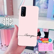 Softcase Vivo Y12S/Y20/Y20i terbaru - Love - case vivo y12s - casing hp Vivo Y12s - case vivo y12s -
