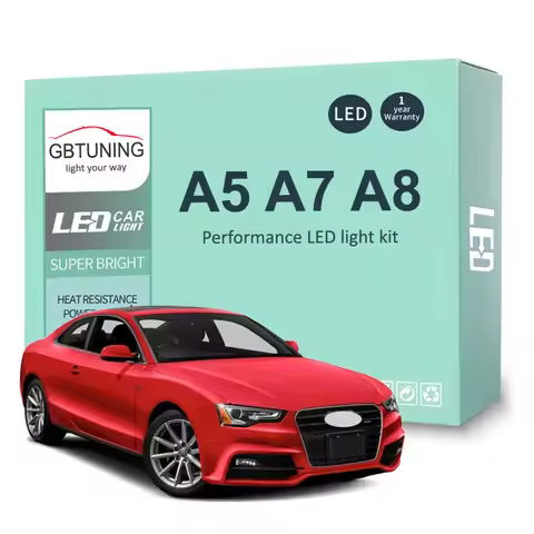 LED Interior Light Bulb Kit For Audi A5 S5 RS5 B8 8T A7 S7 RS7 4G A8 S8 D2 D3 4D Coupe Sportback Car