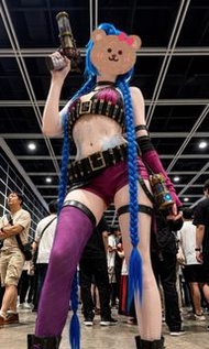 奧術 英雄聯盟 JINX 吉茵珂絲 手槍 1:1