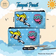 Anime character power puff pencil case Girl code 09