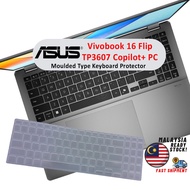 Keyboard Cover for ASUS Vivobook 16 Flip TP3607 TP3607SA Copilot+ PC 16" Laptop Keyboard Protector