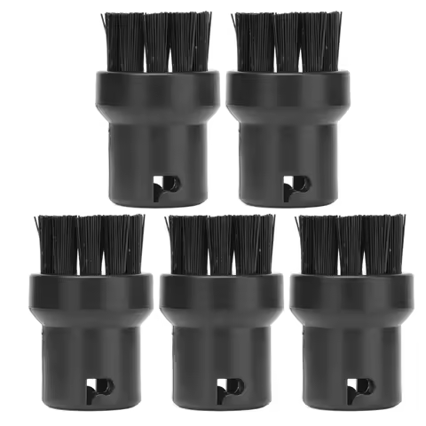 5PCS Steam Engine Brush Black Steamer Cleaning Brush Replacement Brush for Karcher SC1 SC2 SC3 SC4 S