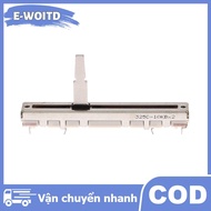 E-WOITD 1PC rs45 loạt thẳng trượt chiết Pitch Tempo Fader 10kb × 2 dcv1024 Tổng chiều dài 60mm DDJ-S