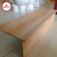 granit/keramik pijakan anak tangga motif kayu natural 30x80 30x90 30x100 custom bordes/list plint do