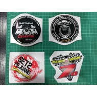 STICKER Print Sticker Motor Club REFLECT PANTUL Stiker Motor