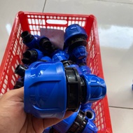 HDPE PIPE REDUCER CONNECTION SIZE 1 1/ 2 INCH TO 3/ 4 INCH (50 mm x 25 mm)