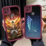 Case for Realme C21 C25Y C25S C15 C25 C12 C20A C20 C21Y OPPO A35 A15 A15S C-29 Attack on Titan