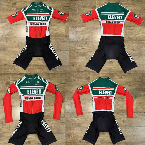 LASER CUT Skinsuit 2025 UNO ELEVEN TEAM Bodysuit SHORT Cycling Jersey Bike Clothing Maillot Ropa Cic