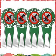 4 Pieces No Poop Dog Signs Please Be Respectful No Pooping Dog Lawn Signs No Dog Poop Yard Signs eri