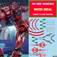 Water Decal HG RED GUNDAM HG-113 Fluorescent color