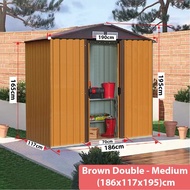 Outdoor garden Storage large Cabinet Organizer Cupboard Storage Cabin Big Shed Furniture Almari laman Besar