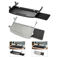 [Dolity2] Slide Out under Desk Keyboard Tray with Foldable Mouse Tray for Writing, Working And Home