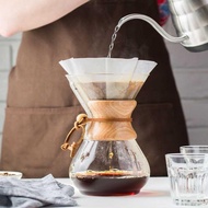 MESIN Coffee Server Chemex Drip Pour Over Borosilicate Glass SE110 Coffee Grinder Filter Without Pul