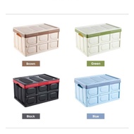 30 L 56L Storage Bin Stackable Container Car Indoor Portable Storage Box Kotak Bekas Tong Buku Baju 