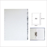 A4 1-31 TABS Binder Divider / Odner Divider Index / File Divider Index EAGLE FILES