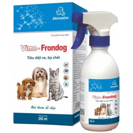vime frondog ve. rận cho chó . mèo chai xịt 250ml