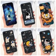 For OPPO F5 F7 F9 Pro Case Fashion Space Rocket Astronaut Soft Silicone Shockproof Casing For OPPO F5 Youth OPPOF7 Capa