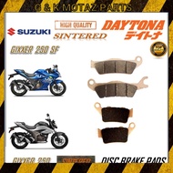 SUZUKI GIXXER 250 GIXXER 250 SF BRAKE PADS SINTERED LONG LIFE TOP QUALITY
