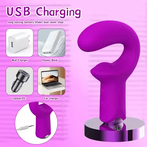 Famale Critolis Vibrator Dual Motor U-shaped Flapping Vibrating G-Spot Clitoris Stimulate Vaginal Ma