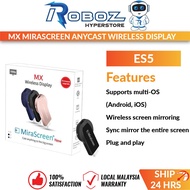 Original MX HD Mirascreen Miracast Anycast Chromecast Easycast Airplay Wireless Wifi TV Stick Dongle Display Bluetooth