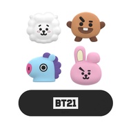 (4IN1) BT21ตัวป้องกันสายไฟแม่เหล็กที่ยึดสายเคเบิล ของแท้100% ใช้ได้กับแอนดรอยด์ iPhone Anti-Break ป้
