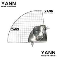 YANN Parrot Perch Stand, Triangular Cage Accessories Cage Bird Food Container, Easy Installation Det