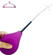 [deevoka] Silicone Bulb Enema Kit Anal Cleaning Tool Douche Enema Pump 224ML Purple