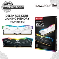 TEAMGROUP T-Force Delta RGB DDR5 RAM Gaming Desktop Memory - 32GB (2x16GB), 48GB (2x24GB), 64GB (2x3