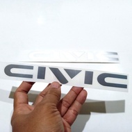 3 PCS STIKER GARNIS CIVIC NOUVA DAN GRAND CIVIC LX CUTTING STICKER ORACAL