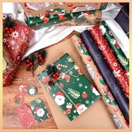 Classic Brown Kraft Paper Cute Christmas Wrapping Paper Sturdy Recyclable For  Wedding Christmas Win