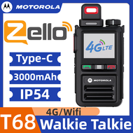 Motorola T68  2G/3G/4G/5G Network Walkie Talkie Two Way Radio Long Range Buletooth Wifi 5000KM 3000m