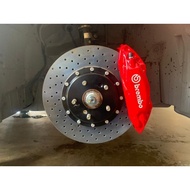 Brembo Brake kit F50 4pot Front Depan for car model Honda Toyota Vw BMW Benz 355mm 330mm 380mm Brake
