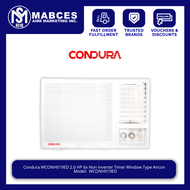 Condura WCONH019ED 2.0 HP 6x Non Inverter Timer Window Type Aircon